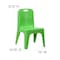 Flash Furniture Green Plastic Stack School Chair-11"H Seat, PK2 2-YU-YCX-011-GREEN-GG - alternate 3